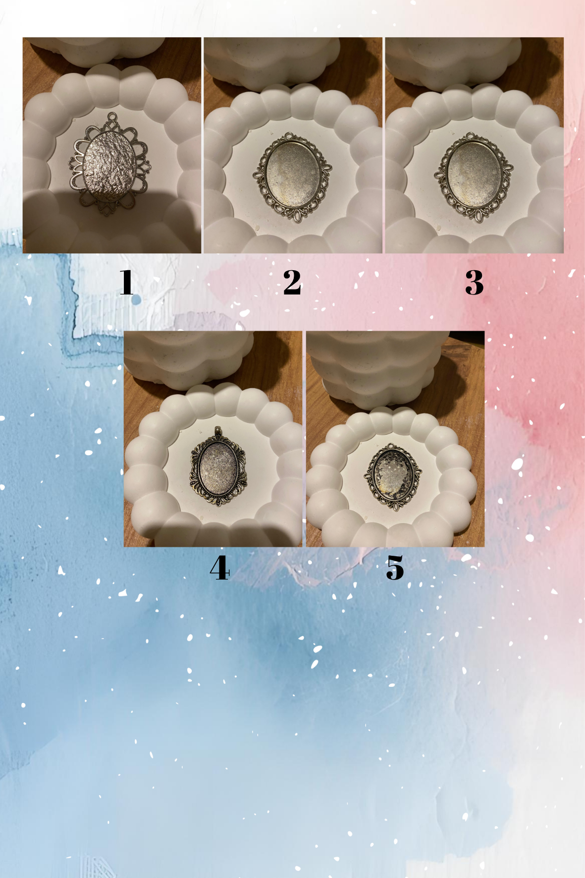 Kişiye Özel Fotoğraflı 2`li Çerçeveli Gümüş Hatıra İğnesi